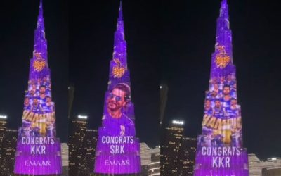 KKR टीम के रंग में रंगा Burj Khalifa, बाकी 9 टीमों को ये देखकर होने वाली है हद से ज्यादा जलन