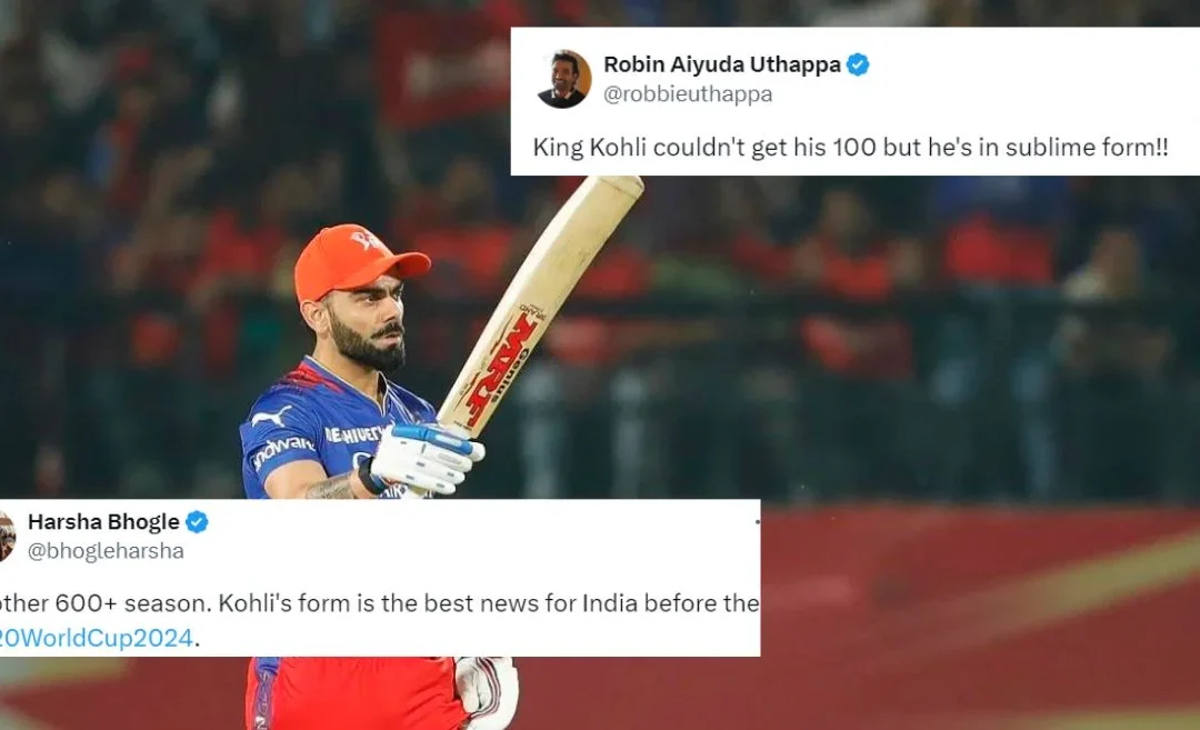 IPL 2024: Fans react as Virat Kohli misses out on a century by a whisker during PBKS vs RCB clash