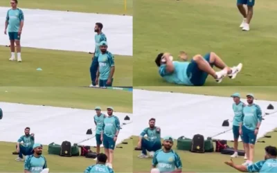 WATCH: Pakistan skipper Babar Azam mocks teammate Azam Khan’s physique during a training session