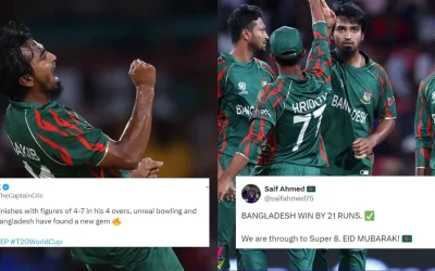 T20 World Cup 2024: Fans erupt in jubilation as Bangladesh storms into Super 8 with record win over Nepal