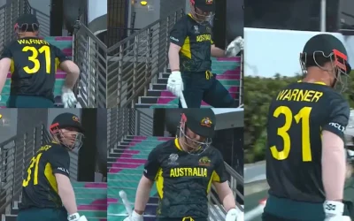 WATCH: David Warner nearly walks into wrong dressing room in a hilarious moment in AUS vs OMN game | T20 World Cup 2024