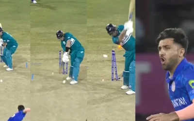 T20 World Cup [WATCH]: Fazalhaq Farooqi cleans up Finn Allen with a beauty in NZ vs AFG game