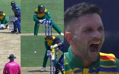 T20 World Cup 2024 [WATCH]: Keshav Maharaj dismisses Wanindu Hasaranga, Sadeera Samarawickrama in consecutive balls during SL vs SA clash