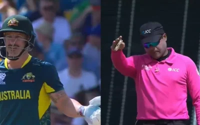 WATCH: Umpire Nitin Menon warns off Matthew Wade amidst a heated exchange during AUS vs ENG game at T20 World Cup 2024