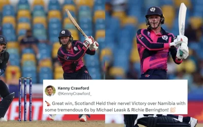 Twitter reaction: Richie Berrington, Michael Leask steer Scotland to historic victory over Namibia | T20 World Cup 2024