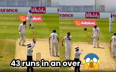 WATCH: England pacer Ollie Robinson concedes 43 runs in one over