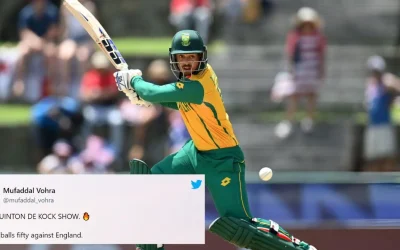 Fans erupt as Quinton de Kock slams joint fastest fifty of T20 World Cup 2024 in ENG vs SA game