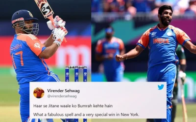 Twitter goes wild as Rishabh Pant, Jasprit Bumrah lead India to a nail-biting win over Pakistan in T20 World Cup 2024