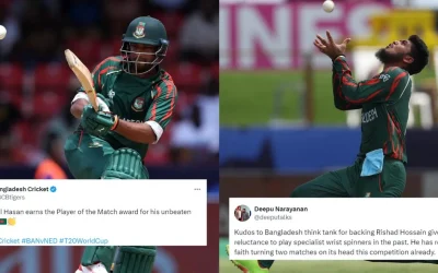 Twitter reactions: Shakib Al Hasan, Rishad Hossain steer Bangladesh to dominant win over Netherlands in the T20 World Cup 2024