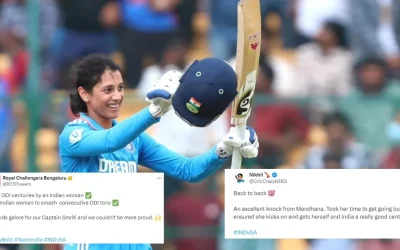 IN-W vs SA-W: Fans erupt as Smriti Mandhana hammers her second consecutive century; equals Mithali Raj’s long-standing record