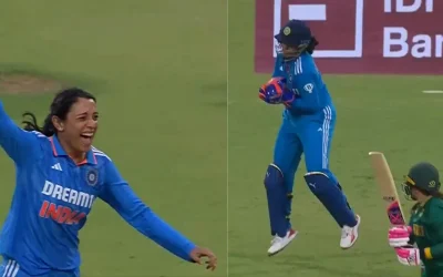 WATCH: Smriti Mandhana elated after taking her maiden wicket in international cricket | IND-W vs SA-W 2024