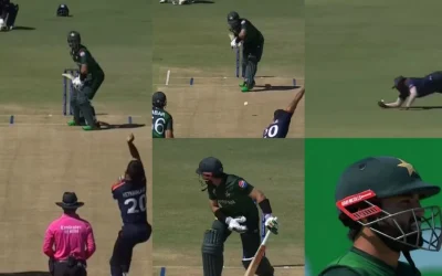 T20 WC 2024 [WATCH]: Steven Taylor takes a one-handed screamer to dismiss Mohammad Rizwan in USA vs PAK game