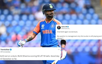 T20 World Cup 2024: Fans mercilessly roast Virat Kohli for his flop show with the bat in AUS vs IND game