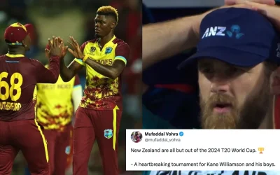 Netizens react as Sherfane Rutherford-inspired West Indies qualifies for Super 8 with victory over New Zealand