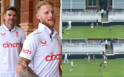 James Anderson plays cricket with Ben Stokes’ kids following his retirement at Lord’s; England captain reacts