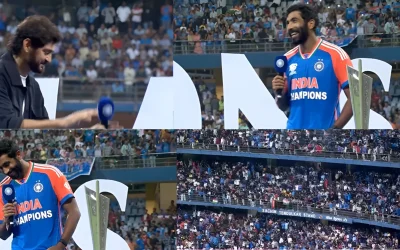 WATCH: Jasprit Bumrah receives a warm homage from Wankhede crowd