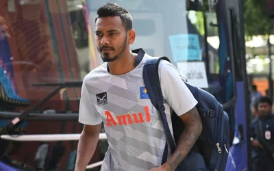 Sri Lanka announces replacement of injured Dushmantha Chameera for the T20I series against India