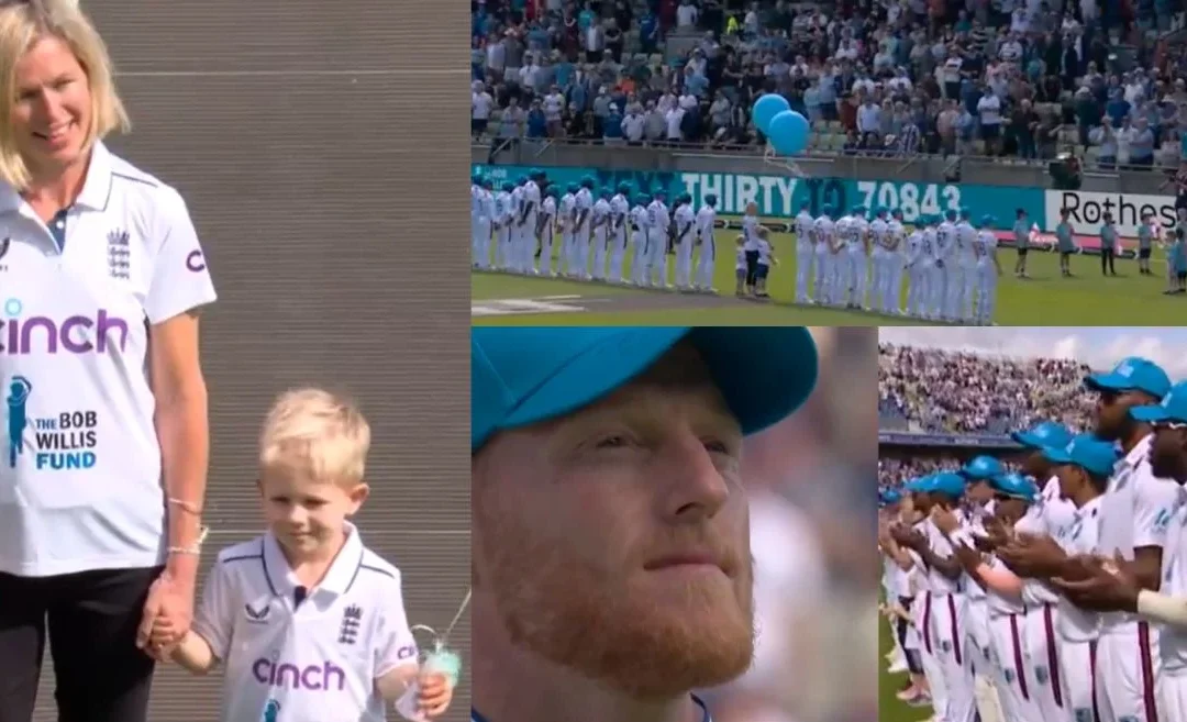 WATCH: Edgbaston goes blue as England and West Indies honour late Bob Willis on Day 2 of the 3rd Test