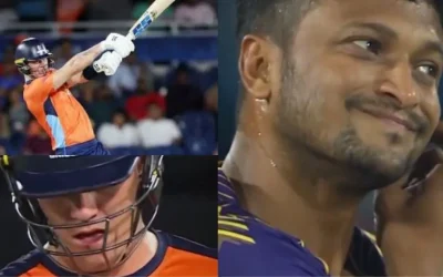 WATCH: Finn Allen slams Shakib Al Hasan for a hat-trick of sixes as SFU defeat LAKR in MLC 2024