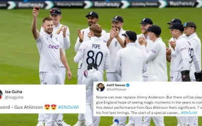 Fans react as England dominates Day 1 after Gus Atkinson rips apart West Indies on his Test debut at Lord’s