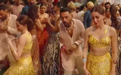 WATCH: Hardik Pandya and Bollywood actress Ananya Panday steal the spotlight with their dance moves at Anant Ambani-Radhika Merchant wedding