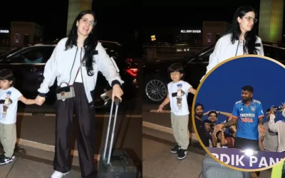 Hardik Pandya’s wife Natasa Stankovic jets off to Serbia with son Agastya amid divorce rumours