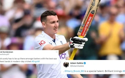 ENG vs WI: Fans erupt as Harry Brook lights up Trent Bridge with a magnificent century on Day 4 of the 2nd Test