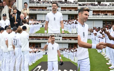 WATCH: James Anderson receives Guard of Honour from England and West Indies players on Day 3 of Lord’s Test