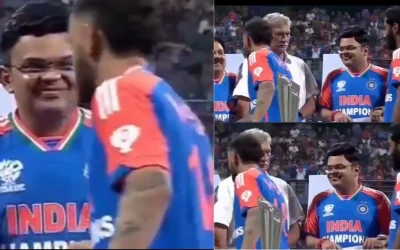 WATCH: Jay Shah gets awestruck during handshake with Virat Kohli in the felicitation ceremony