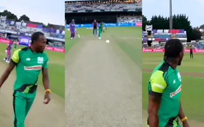 WATCH: Batters’ cam catches Jofra Archer delivering a 91mph thunderbolt in The Hundred 2024