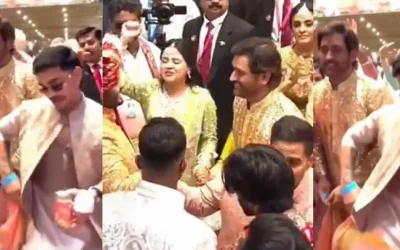 WATCH: MS Dhoni and Ishan Kishan’s dance moves steal the show at Anant Ambani’s wedding