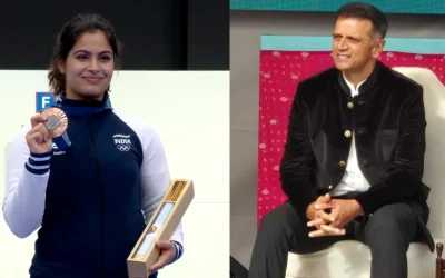 Rahul Dravid highlights Manu Bhaker’s incredible journey to Paris Olympics bronze