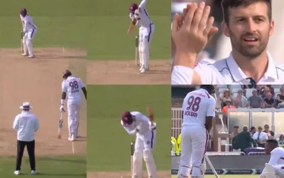 WATCH: Mark Wood’s fierce bouncer takes out Kevin Sinclair on Day 4 of the ENG vs WI 2nd Test