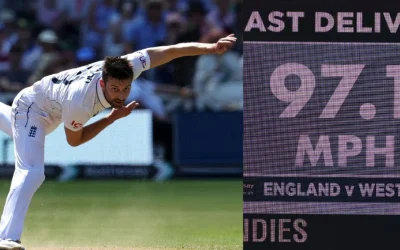 ENG vs WI: Mark Wood delivers the fastest over in England during Day 2 of the Trent Bridge Test