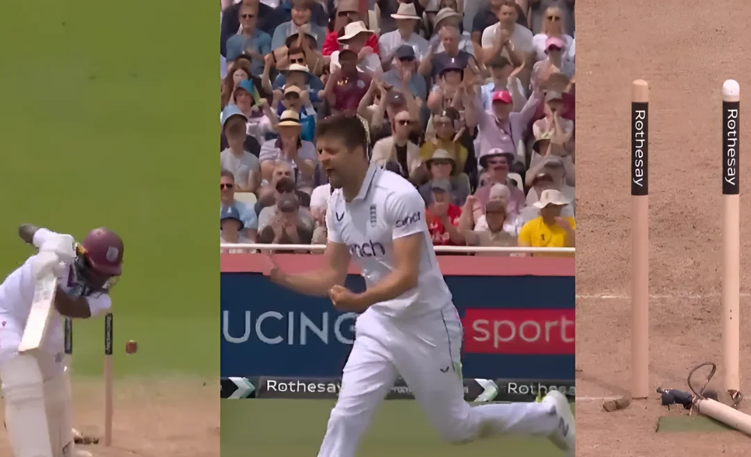 ENG vs WI [WATCH]: Mark Wood’s cleans up Kirk McKenzie with an absolute peach on Day 1 of the 3rd Test