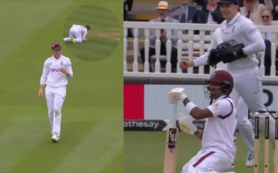 ENG vs WI [WATCH]: Ollie Pope’s stunning catch to dismiss Kavem Hodge on Day 1 of the Lord’s Test