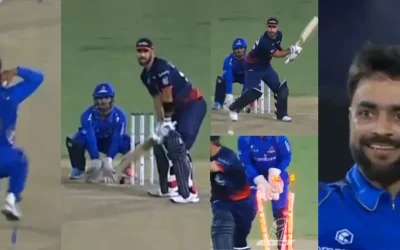 WATCH: Glenn Maxwell’s switch hit falters against Rashid Khan during WAF vs MINY in MLC 2024