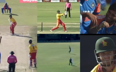 WATCH: Ravi Bishnoi takes a breathtaking flying catch to get rid of Brian Bennett | ZIM vs IND, 3rd T20I