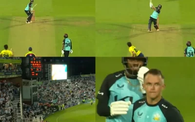 WATCH: Sam Curran hits a massive six to reach his maiden century during Surrey vs Hampshire match in T20 Blast