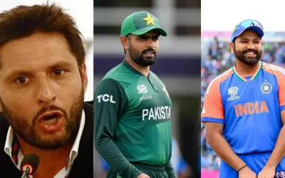 Shahid Afridi subtly criticizes Babar Azam while praising Rohit Sharma’s leadership