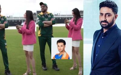 WATCH: Abhishek Sharma or Abhishek Bachchan? Shahid Afridi gets confuse during a guessing game in WCL 2024