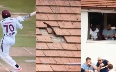 ENG vs WI [WATCH]: Shamar Joseph breaks Trent Bridge stadium’s roof with a gigantic six on Day 3 of the 2nd Test