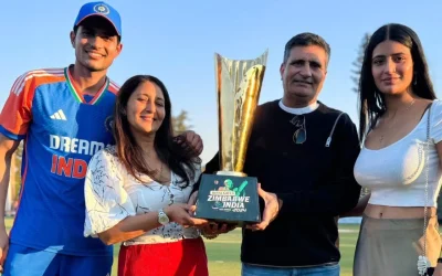 WATCH: Shubman Gill celebrates India’s T20I series win over Zimbabwe with his family