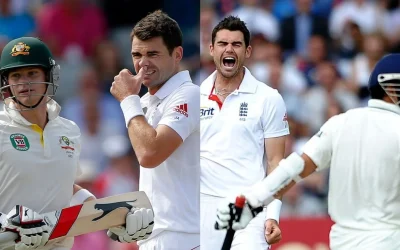 Top 5 batters dismissed most often by James Anderson in Test matches