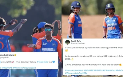 Fans celebrate as India notches a convincing win over UAE in the Women’s Asia Cup 2024