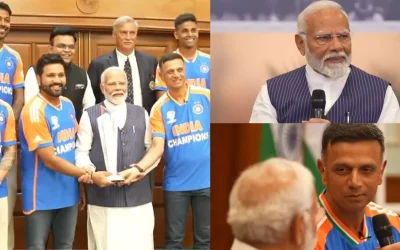 WATCH: Rohit Sharma, Virat Kohli and other Indian players meet PM Narendra Modi after T20 World Cup 2024 triumph