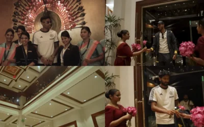 WATCH: Sri Lanka welcomes Team India with flower petals ahead of the white ball series