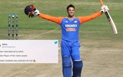 Netizens react as Abhishek Sharma’s dazzling ton powers India to thumping win over Zimbabwe in 2nd T20I