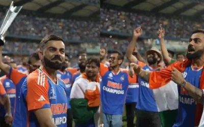 WATCH: ‘Vande Mataram’ echoes at Wankhede as Virat Kohli commands Team India’s lap of honour