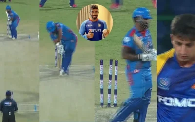 WATCH: Ayush Singh Thakur channels his inner Jasprit Bumrah to dismiss Sarthak Ranjan with a brilliant yorker in DPL T20 2024